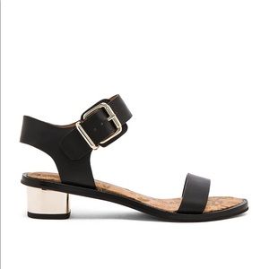 Sam Edelman Trixie Sandals with Gold Heel